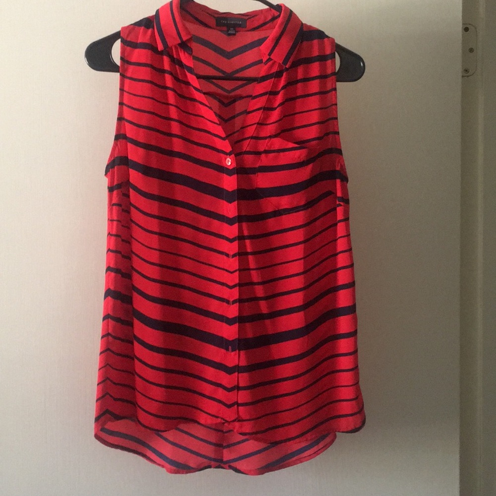 The Limited Portofino Short Sleeve XS Red & Navy